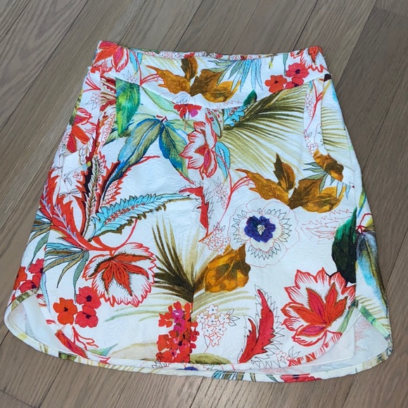 Anthropologie Weston Floral Mini Skirt - Picture 7 of 7